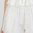 Load image into Gallery viewer, Off White Organza Pocket Short Set