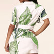 Load image into Gallery viewer, Leaf Print Shirt Dress - iavisionboutique