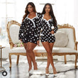 Load image into Gallery viewer, Polka Dot Long Sleeve Romper