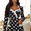 Load image into Gallery viewer, Polka Dot Long Sleeve Romper