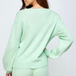Load image into Gallery viewer, MINT LONG SLEEVE SOLID TOP & SHORT SET - iavisionboutique