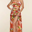 Load image into Gallery viewer, Summer floral print bodysuit and skirt set