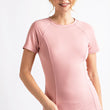 Load image into Gallery viewer, Pink Athletic Short Sleeve Top - iavisionboutique