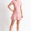 Load image into Gallery viewer, Pink Athletic Short Sleeve Top - iavisionboutique