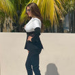Load image into Gallery viewer, COLOR BLOCK CORSET PANT SUIT - iavisionboutique