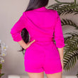 Load image into Gallery viewer, PINK BLAZER WITH HIGH WAISTED SHORTS