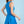 Load image into Gallery viewer, BLUE BUTTER V NECK GOLF DRESS
