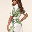 Load image into Gallery viewer, Leaf Print Shirt Dress

