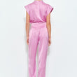 Load image into Gallery viewer, Satin Wide-leg Pants set
