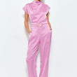 Load image into Gallery viewer, Satin Wide-leg Pants set
