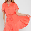 Load image into Gallery viewer, Coral Satin Dress
