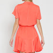 Load image into Gallery viewer, Coral Satin Dress
