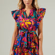 Load image into Gallery viewer, Floral Ruffle Mini Dress
