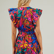 Load image into Gallery viewer, Floral Ruffle Mini Dress
