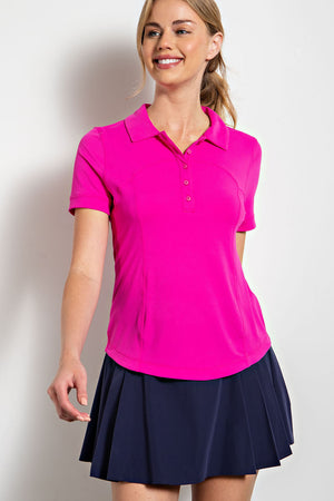 PINK GOLF POLO SHIRTS