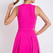Load image into Gallery viewer, PINK BUTTER V NECK DRESS
