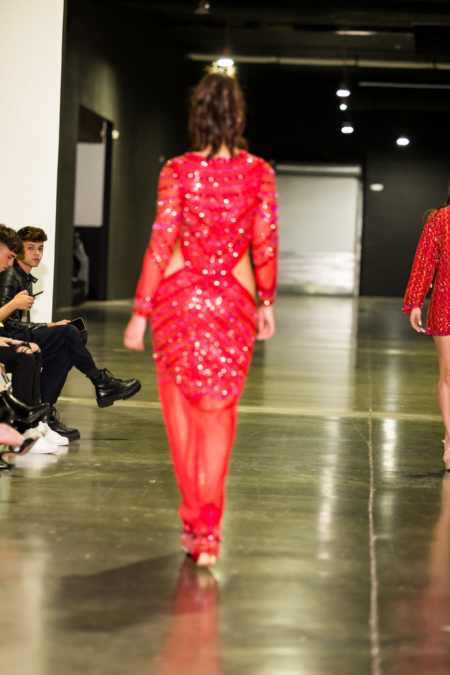 Red Beaded Dress – IA VISION BOUTIQUE