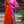 Load image into Gallery viewer, A bright two-tone pink and orange maxi dress
