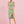 Load image into Gallery viewer, LIGHT GREEN  ASYMMETRIC DRAPE MIDI CORSET DRESS - iavisionboutique
