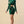 Load image into Gallery viewer, GREEN VELVET PUFF SHOLDER MINI DRESS - iavisionboutique
