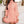 Load image into Gallery viewer, Pink Mini Dress features wavy trim details throughout
